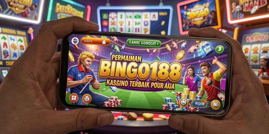 Screenshot gameplay BINGO188 menampilkan suasana Kasino yang seru.