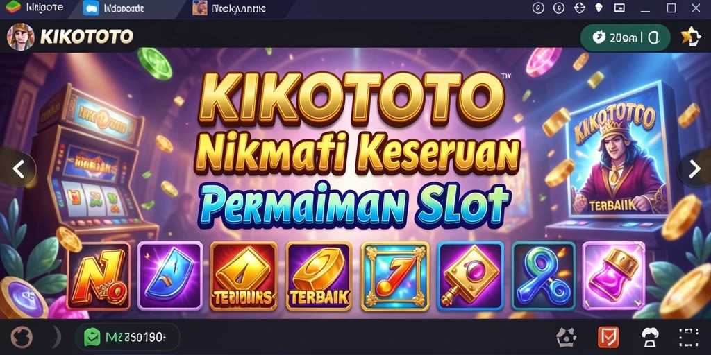 Screenshot gameplay KIKOTOTO menampilkan keseruan permainan slot.