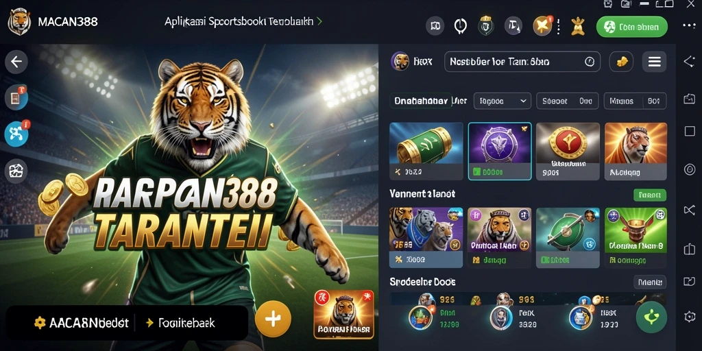 Tampilan utama MACAN388 dengan berbagai pilihan taruhan yang menarik.