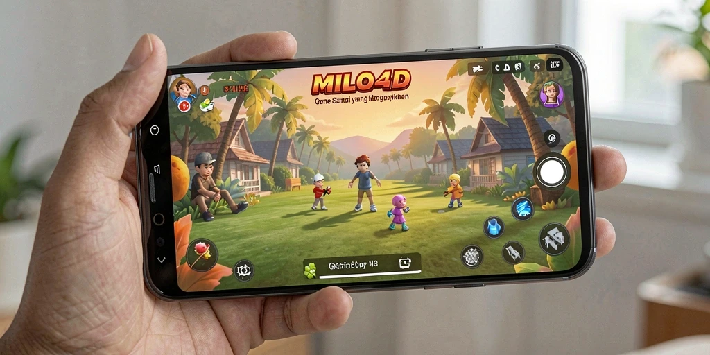 Gambaran gameplay menarik dan santai dari MILO4D.