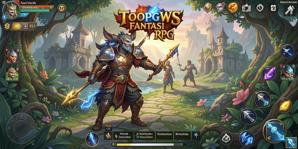 Screenshot dari TOOPGWS menampilkan aksi pertarungan seru di dunia RPG.
