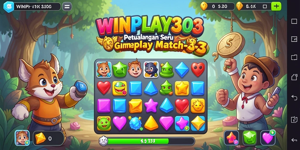 Tampilan gameplay seru dan warna-warni dari WINPLAY303.